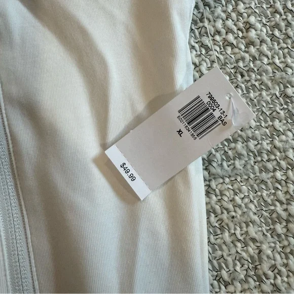 Old Navy Active White Fleece Pullover - Picture 5 of 5